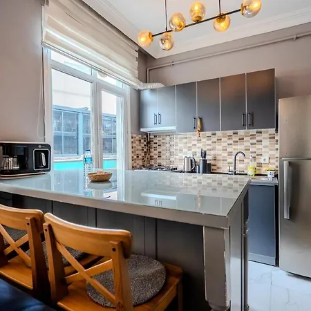 Galata View 2br W Terrace Lejlighed *